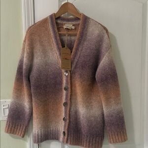 Faherty * Seaside Spacedye Cardigan * Amethyst Dusk * XS/S